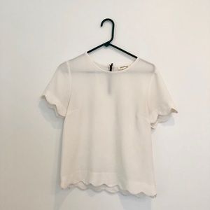 Scalloped blouse medium